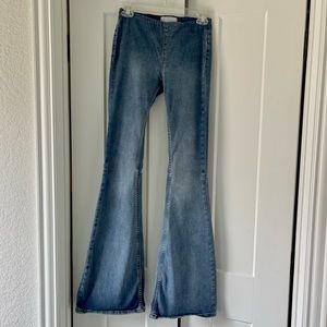 Free People Penny Flare Pull on Jeans